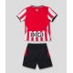 Billige Fotballdrakt Athletic Bilbao Replika Hjemmedraktsett Barn 2026-27 Kortermet (med bukser)